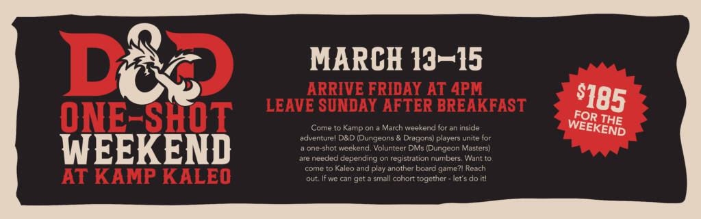 Dungeons and Dragons Weekend Banner