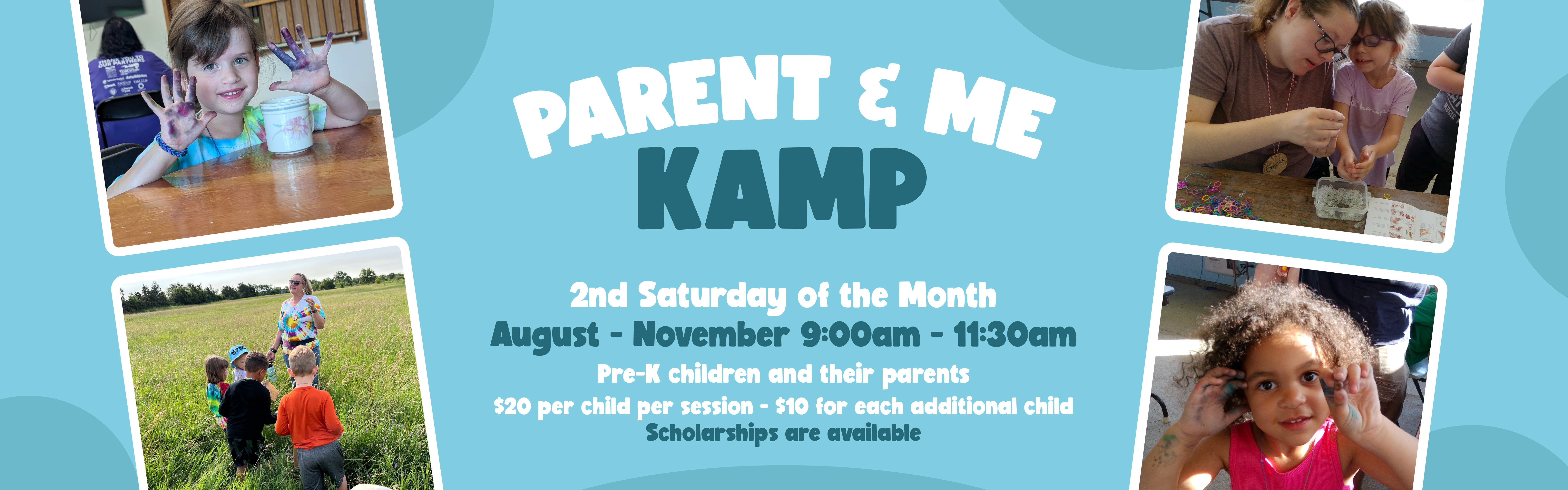 Parent and Me Kamp Banner